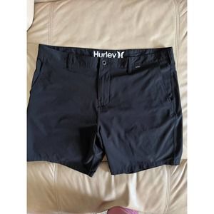 Mens size 38 Hurley black phantom walking shorts